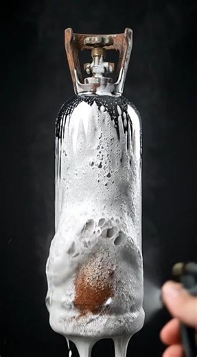 Satisfying Rust Removal on a Gas Cylinder | Like New Again”