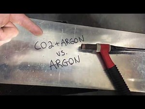 Do NOT Use CO2 & Argon Mix to TIG Weld Aluminum.