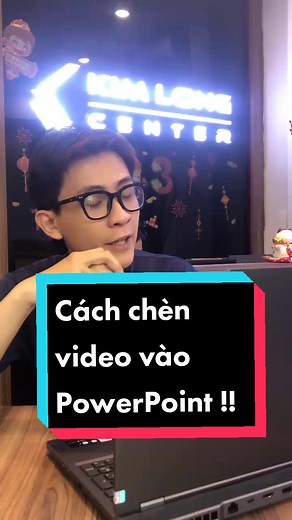 Cách chèn video vào PowerPoint dễ dàng, không bị lỗi!! #trending #trend #viral #xuhuong #thinhhanh #tiktok #fyp #fypシ #laptop #kimlongcenter #laptopkimlongcenter