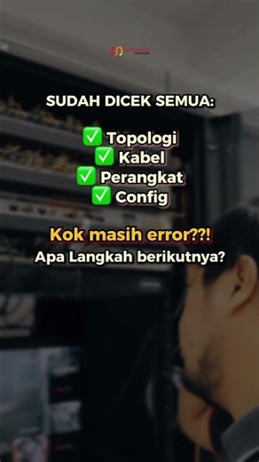 Why is it still an error?! What do we usually check when our network experiences an error? 🤷🧑‍💻