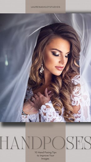 80K views · 1.5K reactions | Try these 10 hand poses next time you’re taking photos! Whether you’re a photographer, bride or model these fun hand poses will work for you! Some have unique names to help you remember them!  #posingtips #betterphoto #howtoposehands #posing101 #handposes #posingideas #posingtipsandtricks #posingforwomen #hand | Lauren Ashley Studios | Facebook