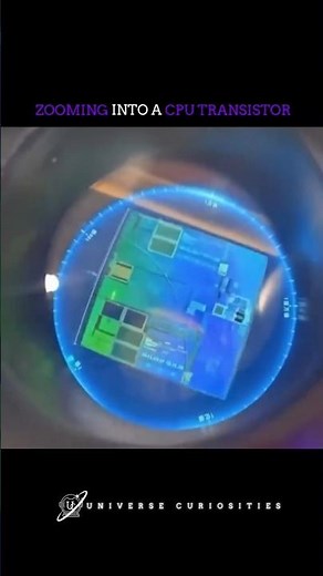 I Zoomed Into a CPU Transistor... and It’s INSANE😱