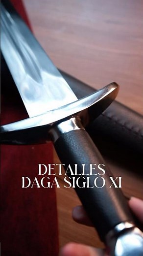 Detalles de una daga del siglo XI!! #medieval #daga #historia #puñal #arma
