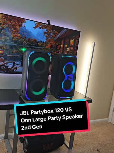 JBL Partybox 120 vs Onn Large Party Speaker 2nd Gen: Which Wins?