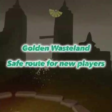 Safest Path to Golden Wasteland Temple for New Players / Moths - Sky: Children of the Light Guide