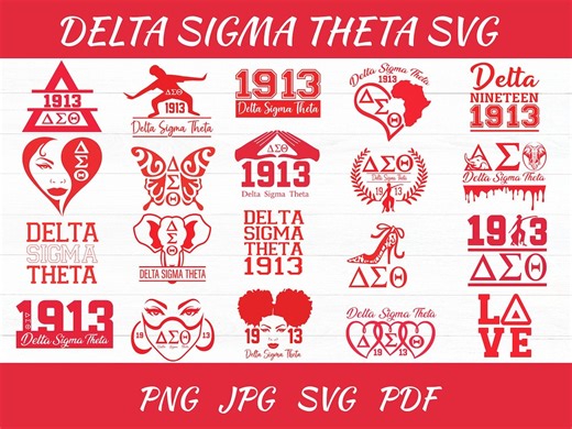 Delta Sigma Theta SVG: DST 1913 Hand Sign Clipart - Etsy