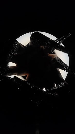 Dark ASMR | Ring Light Hand Movements ✨ Soft Mouth Sounds | Black Background