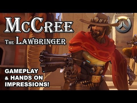 OVERWATCH: McCree the Cowboy! - Hero Overview, Abilities, Gameplay & Hands On Impressions!