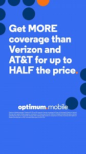 Choose Optimum Mobile or pay the price. Save up to 50% on your Mobile bill. Terms apply. | Optimum