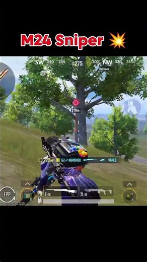 M24 Sniper 💥 ONE TAP HEADSHOT 😱 #m24sniper