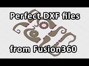 Laser cut octopus lamp: 04 the right way to export dxf files from fusion 360