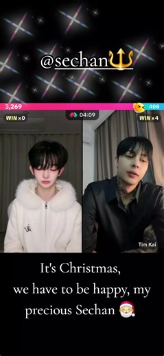 It's Christmas, we have to be happy, my precious Sechan.@sechan🔱 #kaichan❤️ #bl🥰🥰🥰 #fypシ゚viral🖤tiktok #sechankim🔱 #coreadelsur🇰🇷