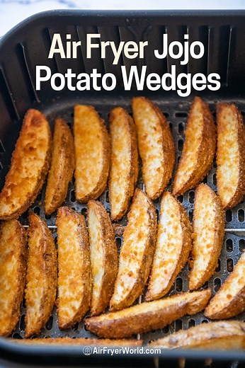 Air Fryer Potato Wedges | Crispy Jojo's Shake-n-Bake | Air Fryer World