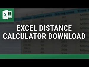 Excel Distance Calculator Download | Step-by-Step Guide