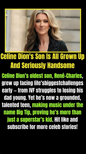 Celine Dion's Son Is All Grown Up And Seriously Handsome#shorts