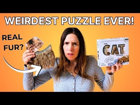 Unboxing the Fuzziest Cat Puzzle Ever Made (Review + Timelapse)