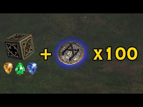 Rerolling 100 Small Charms To Find a GG!