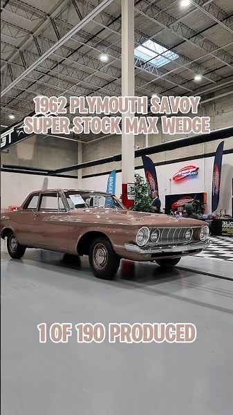 1962 Plymouth Savoy Super Stock Max Wedge. #classiccarauction #gaaclassiccars #shorts #plymouth