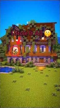 How to Build a PRO House in Minecraft (Gone Wrong!) 😱 #minecraft #minecraftshorts