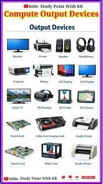 computer output device #outputdevices #shorts #short #computergk #shortvideo