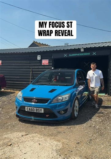 Focus ST wrap reveal — insane custom car vinyl wrap