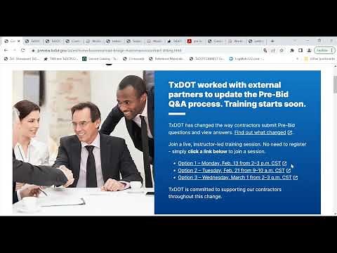 Pre Bid Q&A Training Class