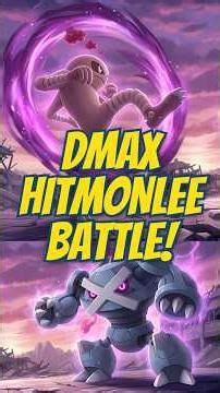 Easy Solo! DMax Hitmonlee CONFUSED by DMax Metagross Psychic Power!