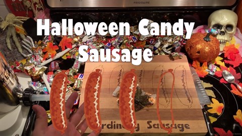 A Bag of Halloween Candy Sausage