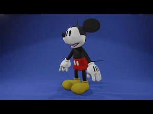 Mickey Mouse Model in #Blender3D