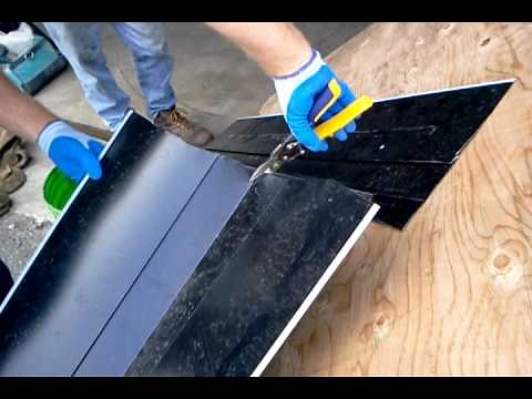Diamond Roof - Detailed top of metal roof dormer valley installation part 2 of 2