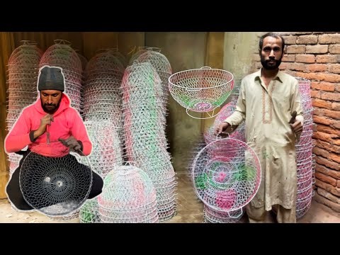 Discover a Clever Way to Make Metal Wire Baskets Like a Pro | Turning Metal Wires into a Basket