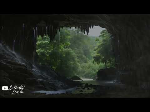 ASMR Rain Inside a Hidden Cave 🌧️ Peaceful Water Drops & Echo Sounds for Deep Sleep