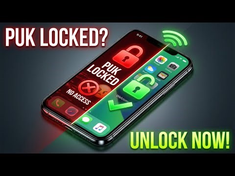 🔓 Get Your PUK Unlock Code NOW! Instant Fix! 🚀