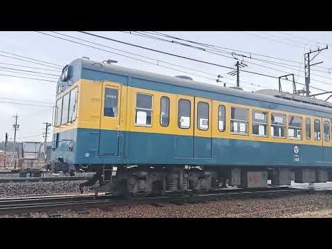 三岐鉄道101F 保々駅構内洗車・入換