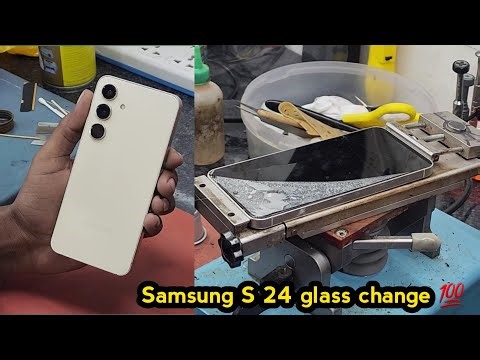Samsung S 24 glass change #glasschange #gaming