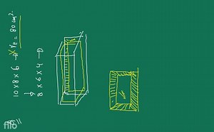 Fig. 13.9 The external dimensions of a closed wooden box are 10... | Filo
