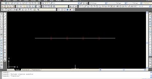 Dividir una línea en partes iguales en AUTOCAD