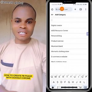 How to create facebook page using google chrome without challenges. #FacebookPage #trending #viral #tutorial #fyp | Ernesto global