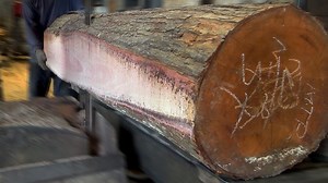 10K views · 36 reactions | mahogany log processing | Sawmill & Woodworking | Facebook