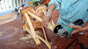 Craft a Stunning Chair with a Revolutionary Design Using Rustic Logs – Special Woodworking Ideas
