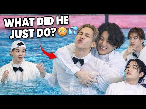 BTS Pool Party gone wrong😭| What Jimin?🙄Hindi Dubbed | BTS Summer Pool Fun #funny #jungkook #jimin