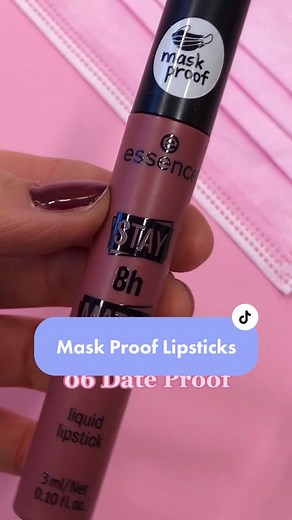 Essence Mask Proof Lipstick Collection - 7-Day Wear