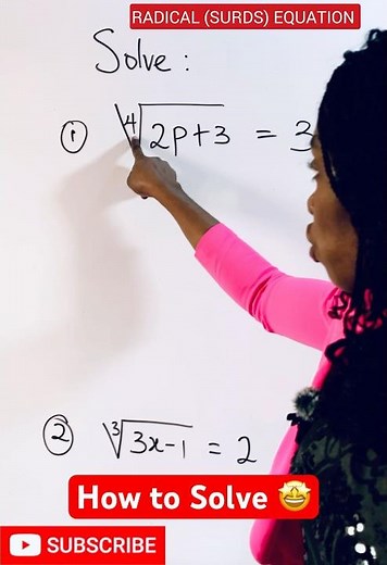 Easy way to solve Radical Equations |Surds. #viralmathshorts