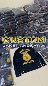 CUSTOM JAKET KELAS - VARSITY - COACH - BOMBER - WORK JACKET |  Terima kasih sudah mempercayakan produksi jaket angkatan di @jaketku.corp! Siap bikin jaket angkatan yang beda? Reels ini nge-review... | Instagram