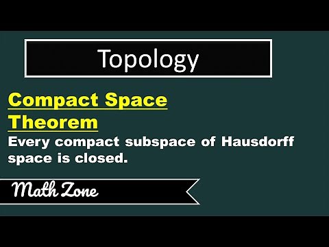 Compact Space | Every Compact Subspace of Hausdorff Space is Closed