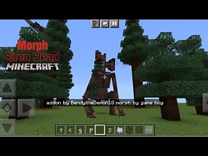 Minecraft PE || Addon (Morph Siren Head v3)