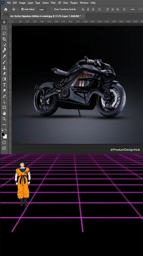 Photoshop Realistic Reflection Tutorial – Bike Reflection in 5 Easy Steps!