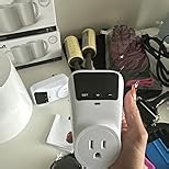 BSEED Surge Protector, 1800W Wall Surge Protector for Refrigerator, TV, PC, Home Appliance, Voltage Regulator with LED Display Screen, Adjustable Voltage Protector, 15A, 120V, 2 Pack