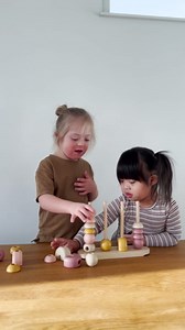 mushie Wooden Multi Shape Stacker | for Kids 3 Years+ | Preschool Educational & Toddler Montessori Toys (Sunrise)