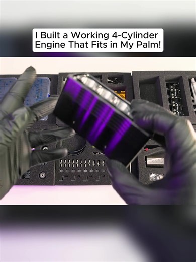 Build a Mini 4-Cylinder Engine Model at Home